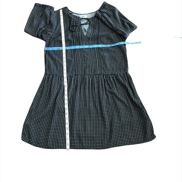 OLD NAVY Dress Women's Size Small Black Geometric Mini Striped - Picture 3 of 7